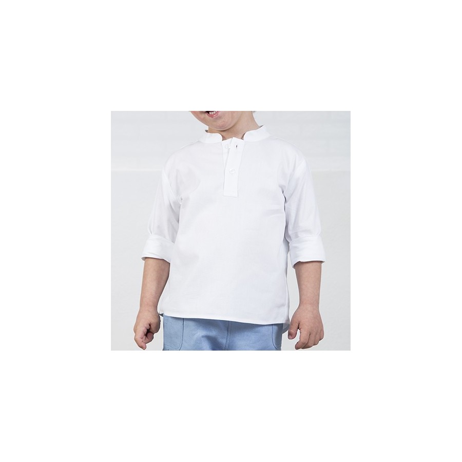 CAMISA MAO BÁSICA ML OXFORD  BLANCO