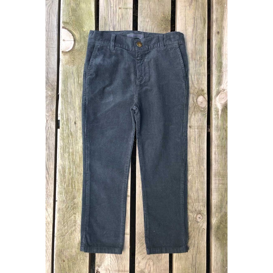 PANTALÓN CHINO SLIM FIT PANA GRAFITO