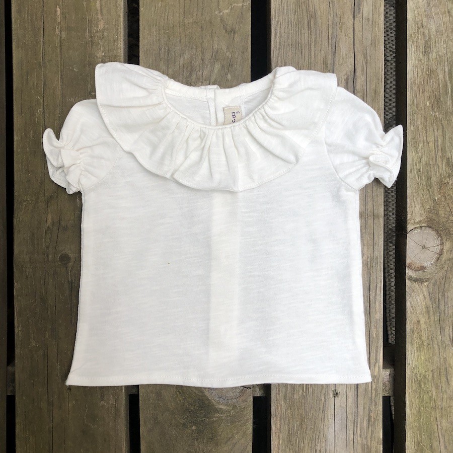 TSHIRT M/C BLANCO ROTO