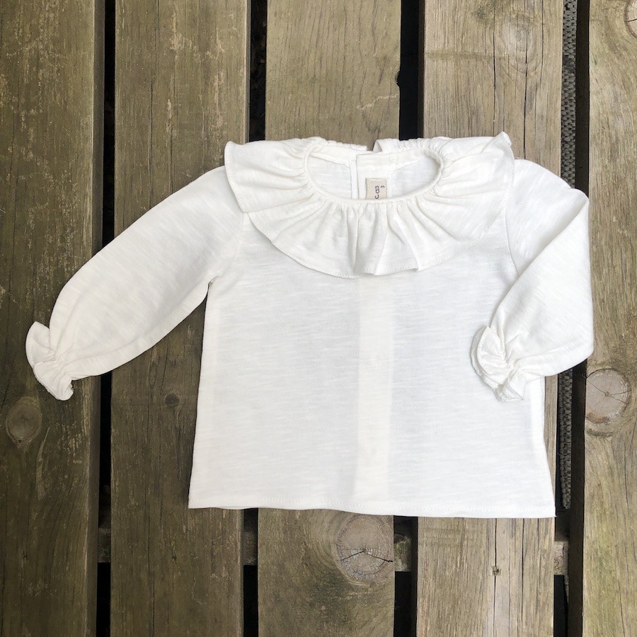 TSHIRT M/L BLANCO ROTO