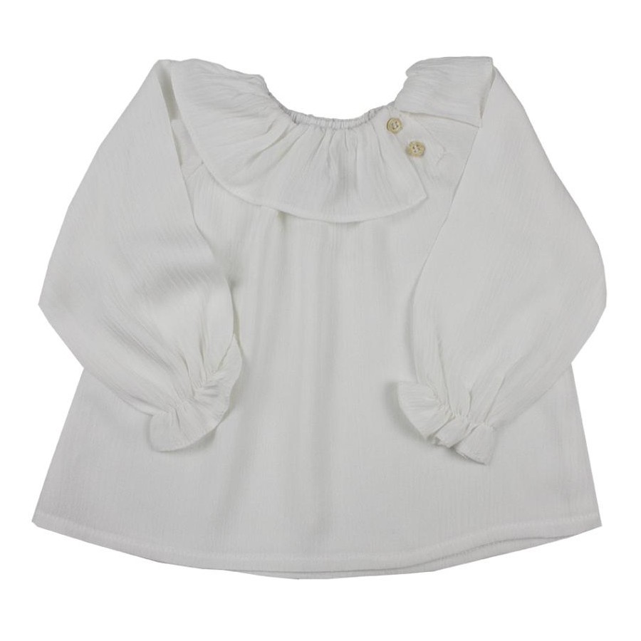 CAMISA CARLOTA BAMBULA BLANCO ROTO