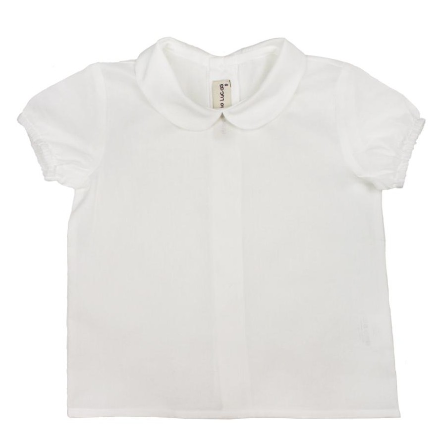 CAMISA BB M/C VOILE BLANCO